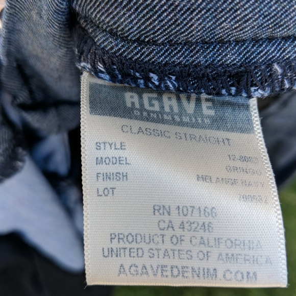 Agave Men's ๐ size 32x30 light hand crafted jeans/denim/Casual pants. - Picture 12 of 13